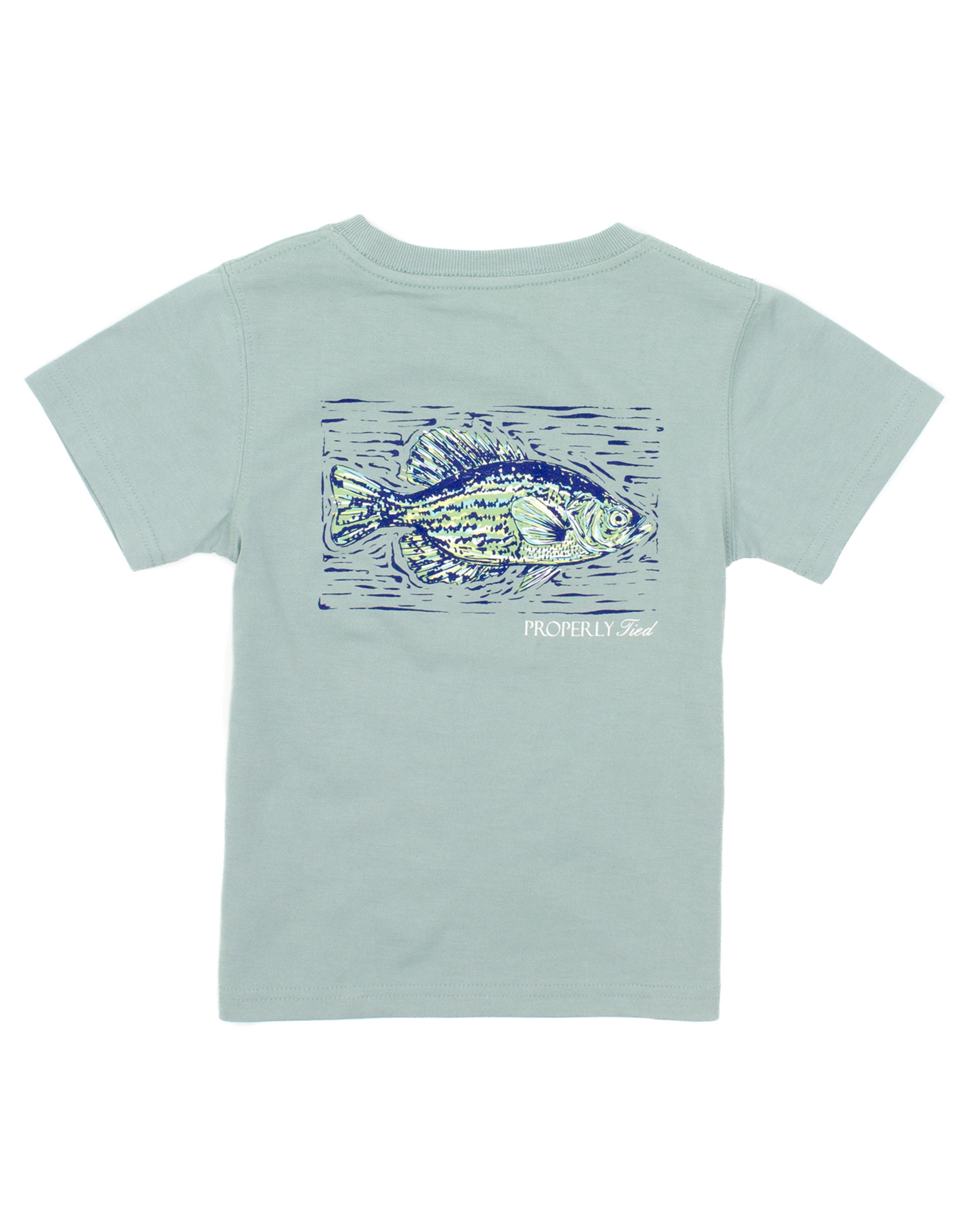 Properly Tied PT25 SS Tee Fog Crappie