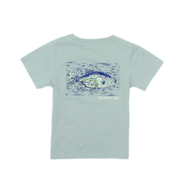 Properly Tied (Size 8) Short Sleeve Tee Fog Crappie