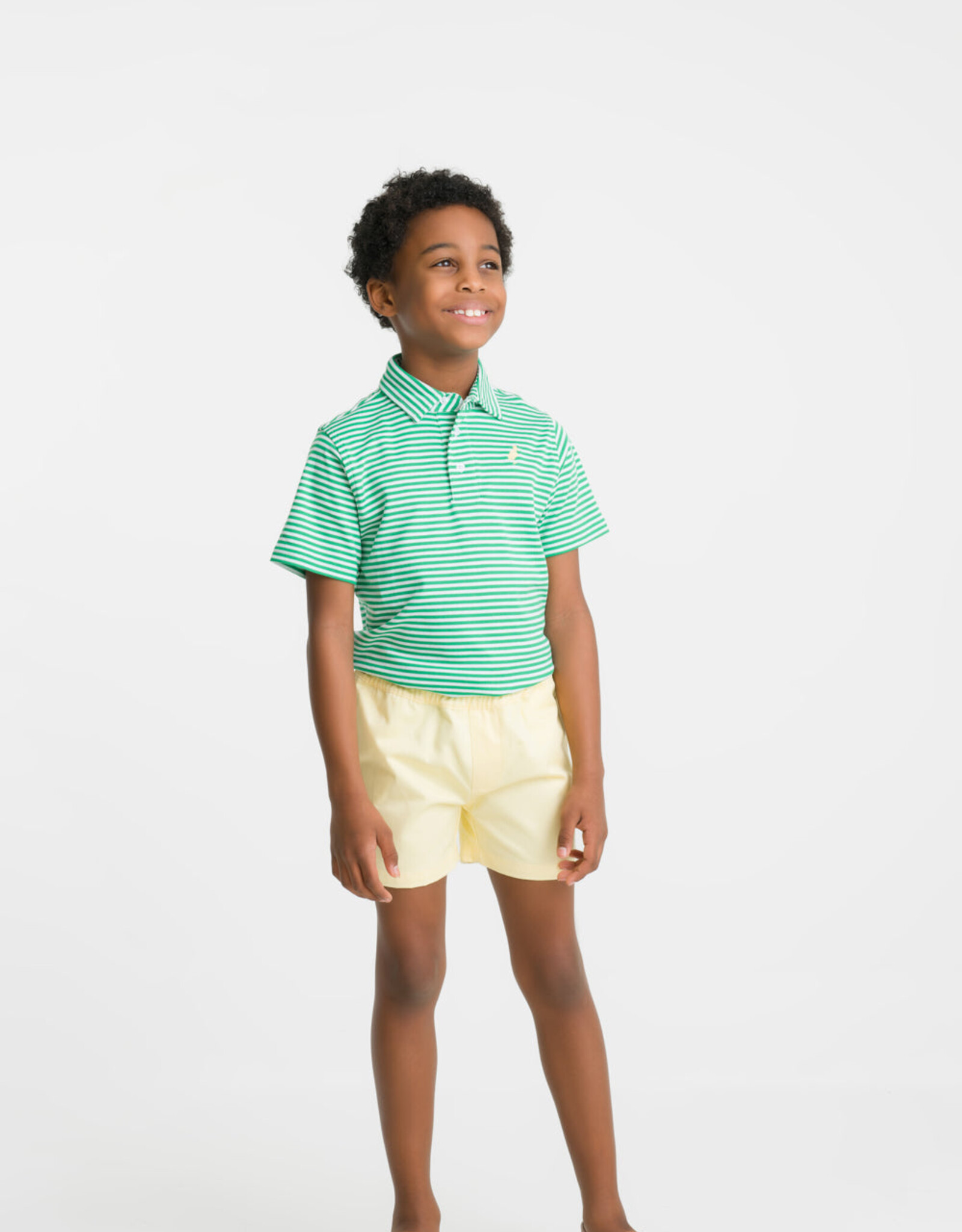 TBBC Prim Proper Polo Kiawah Kelly Green Stripe