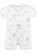 Baby Club Chic BCCS25 Noah's Ark Romper Blue