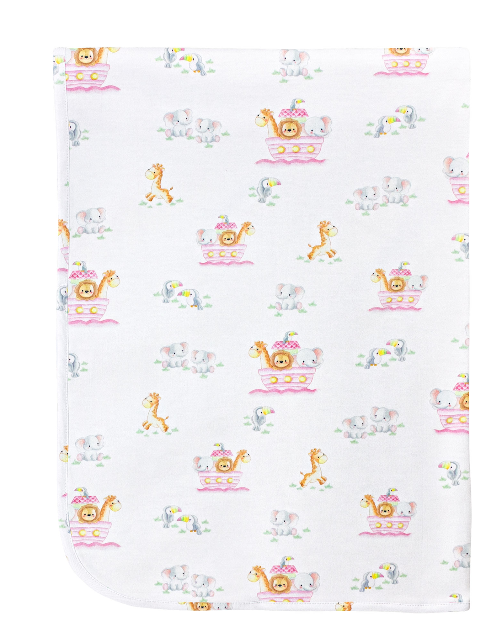 Baby Club Chic BCCS25 Noah's Ark Pink blanket