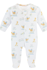 Baby Club Chic BCCS25 Noah's Ark Zip Footie Blue
