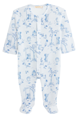 Baby Club Chic BCCS25 Toile de Jouy Footie Blue