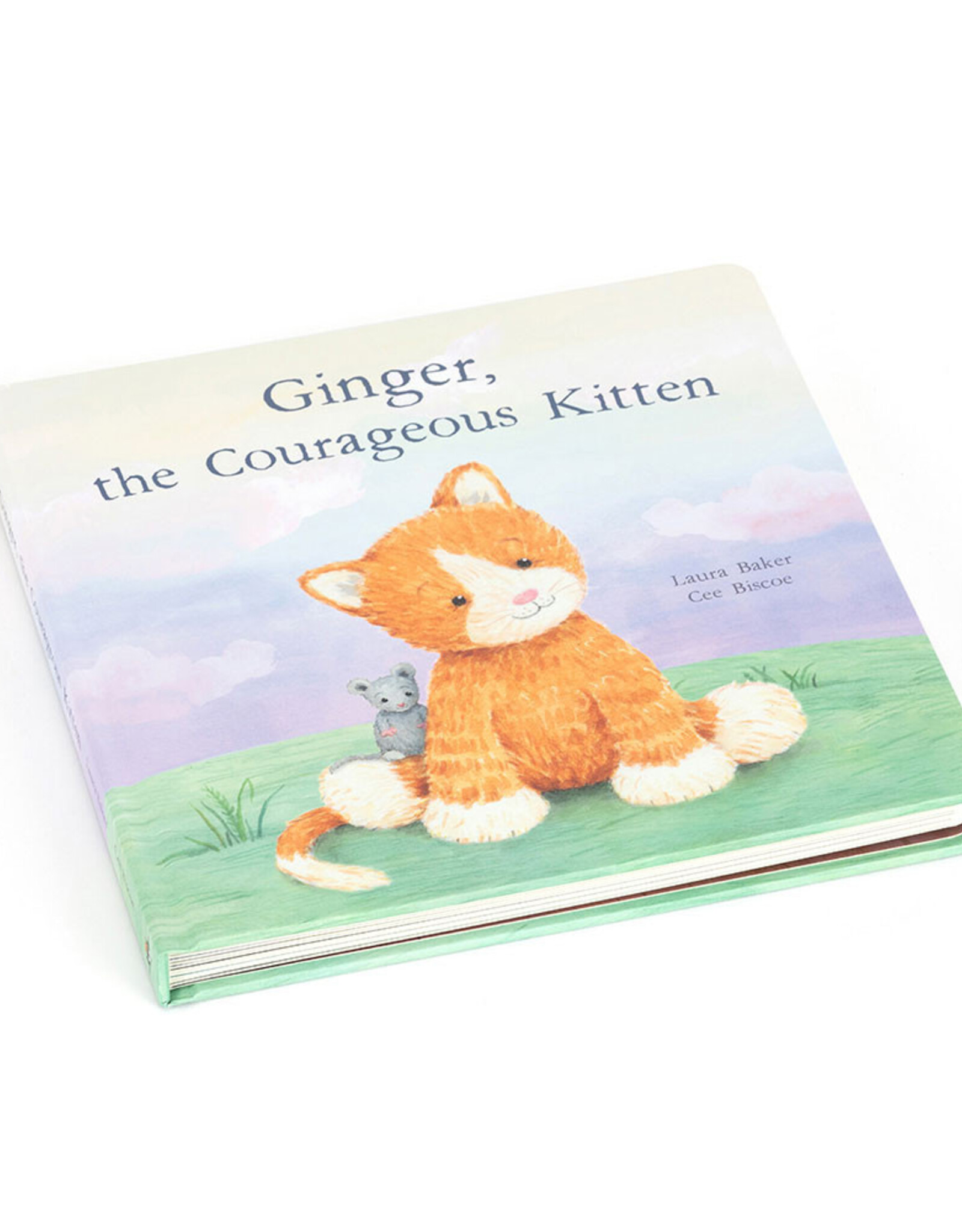 Jellycat Ginger, The Courageous Kitten Book
