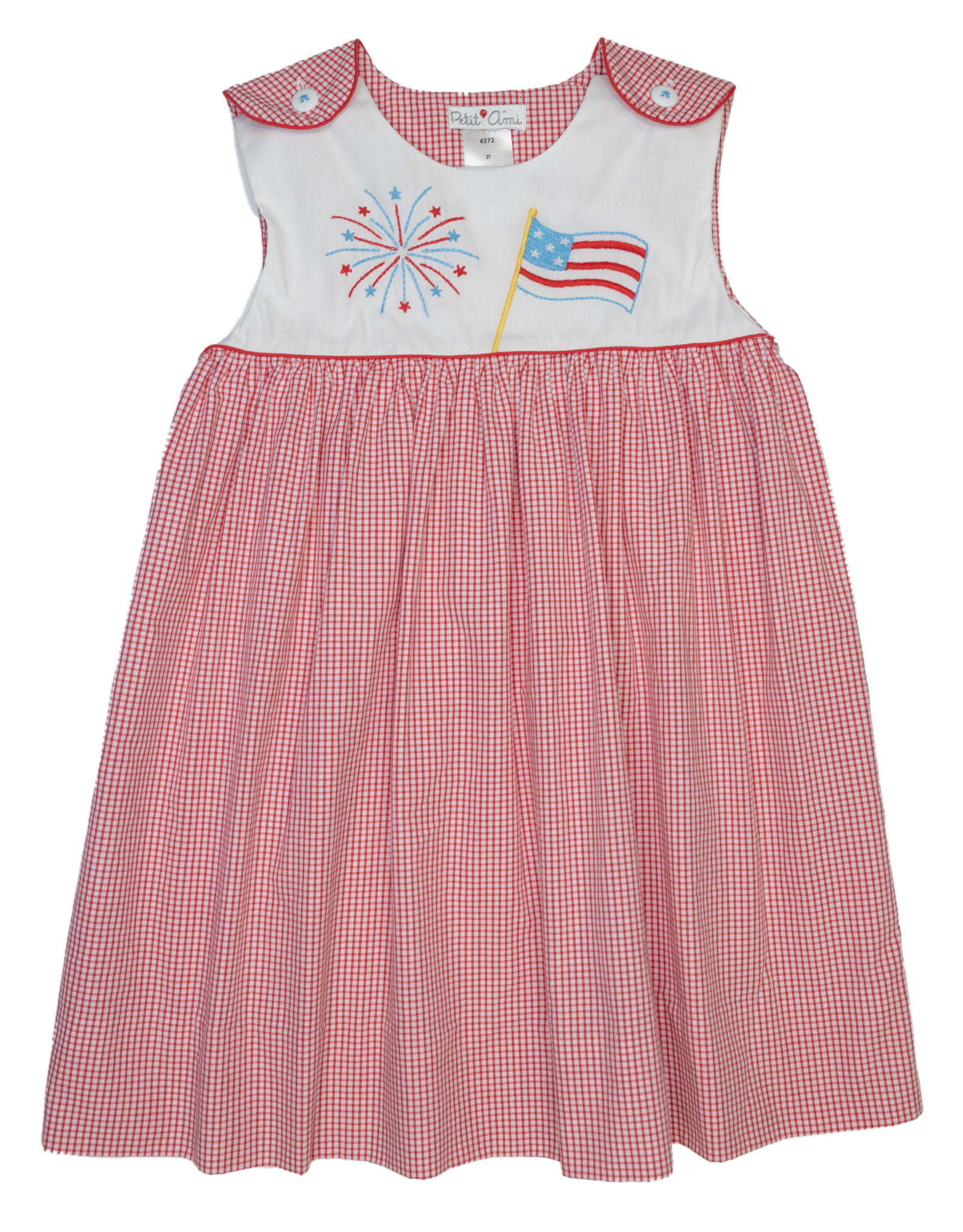Petit Ami 2-3-4272 Firework Embroidered Sundress