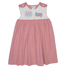Petit Ami Firework Embroidered Sundress