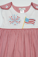 Petit Ami 2-3-4272 Firework Embroidered Sundress