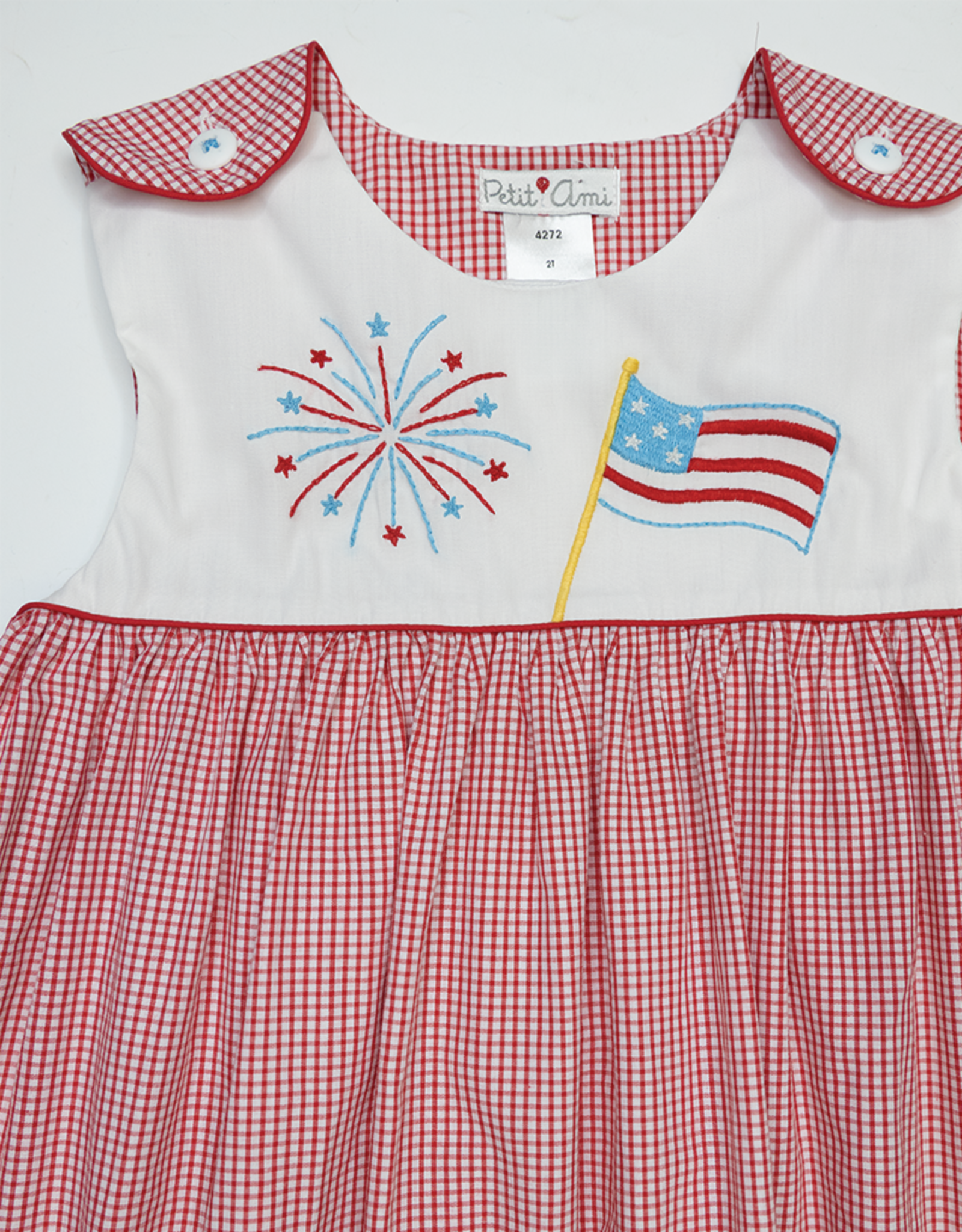Petit Ami 2-3-4272 Firework Embroidered Sundress