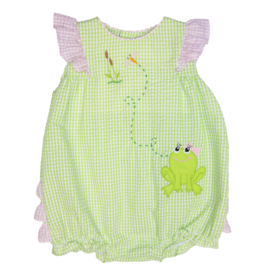 Petit Ami Frog Ruffle Bubble
