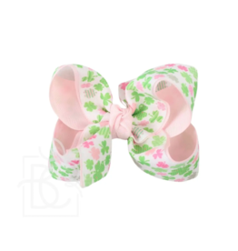 Beyond Creations Bow 4.5" Clover Ribbon Bow
