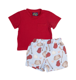 Emma Jean Baseball Short Set