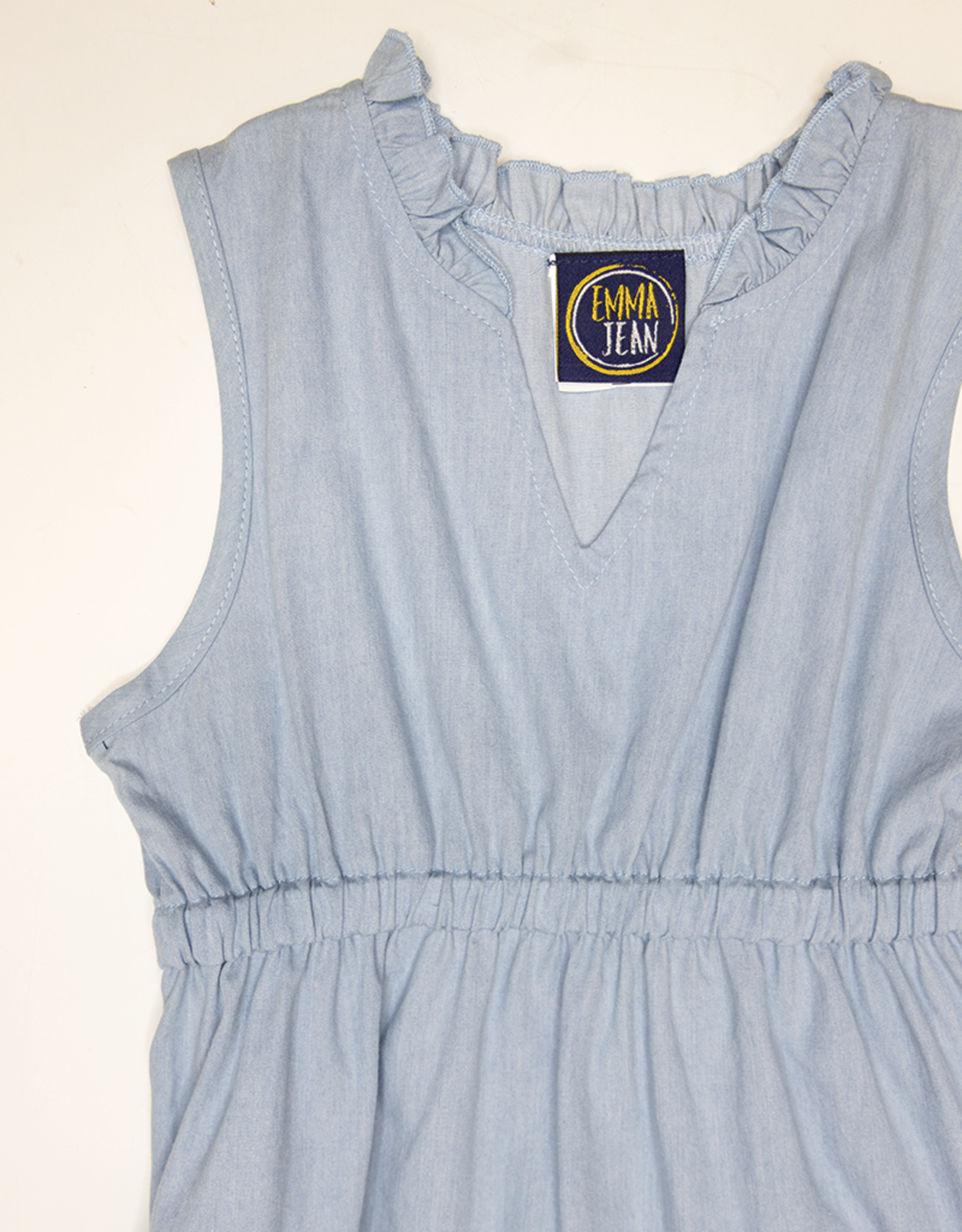 Emma Jean 1036 Chambray Layered Dress