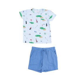 Angel Dear Crew Neck Short Set Golf Things