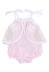 Angel Dear ADS25 Swing Front Sunsuit Pink Gingham