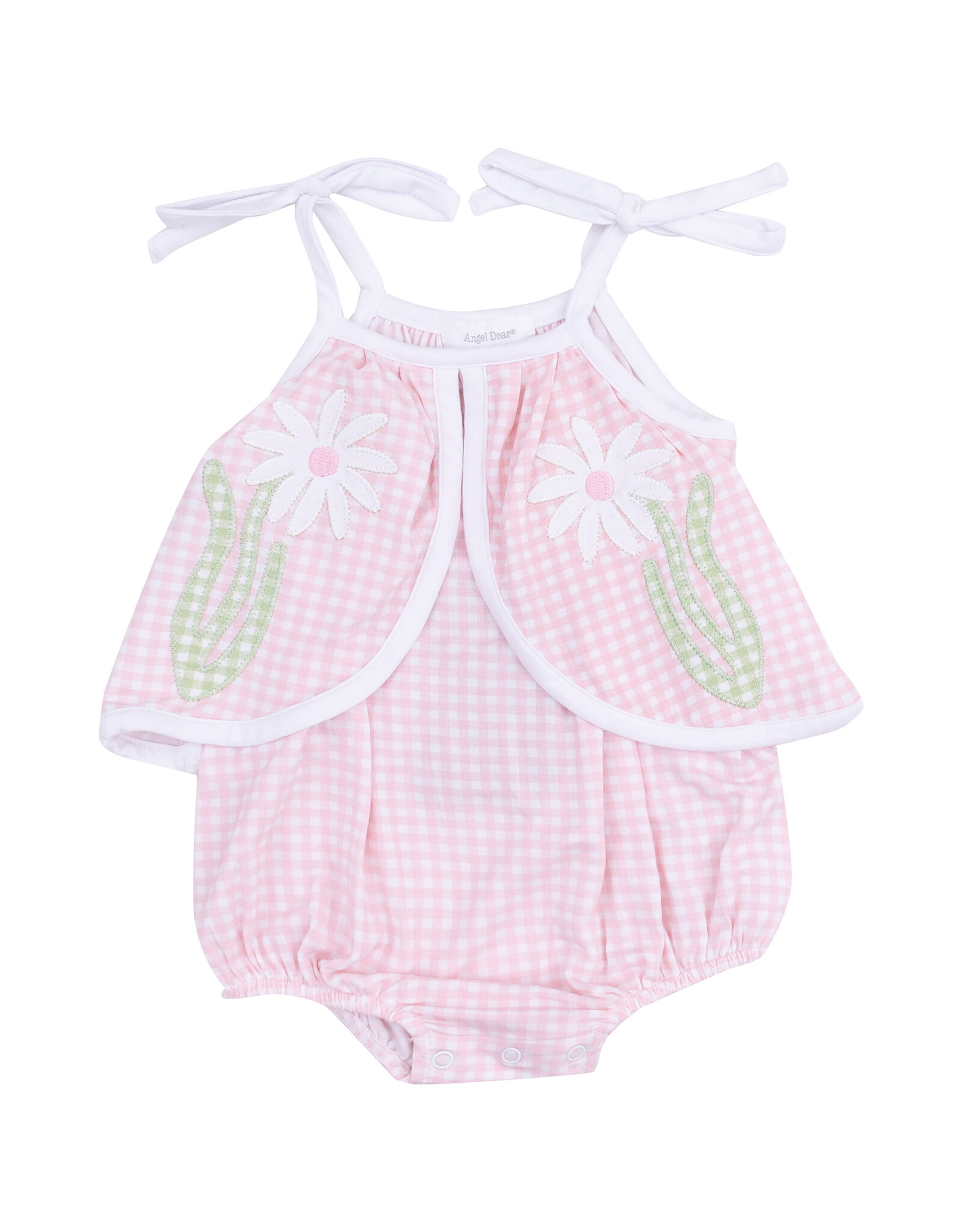 Angel Dear ADS25 Swing Front Sunsuit Pink Gingham