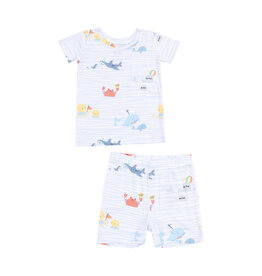 Angel Dear Short Lounge Wear Sea Stripes