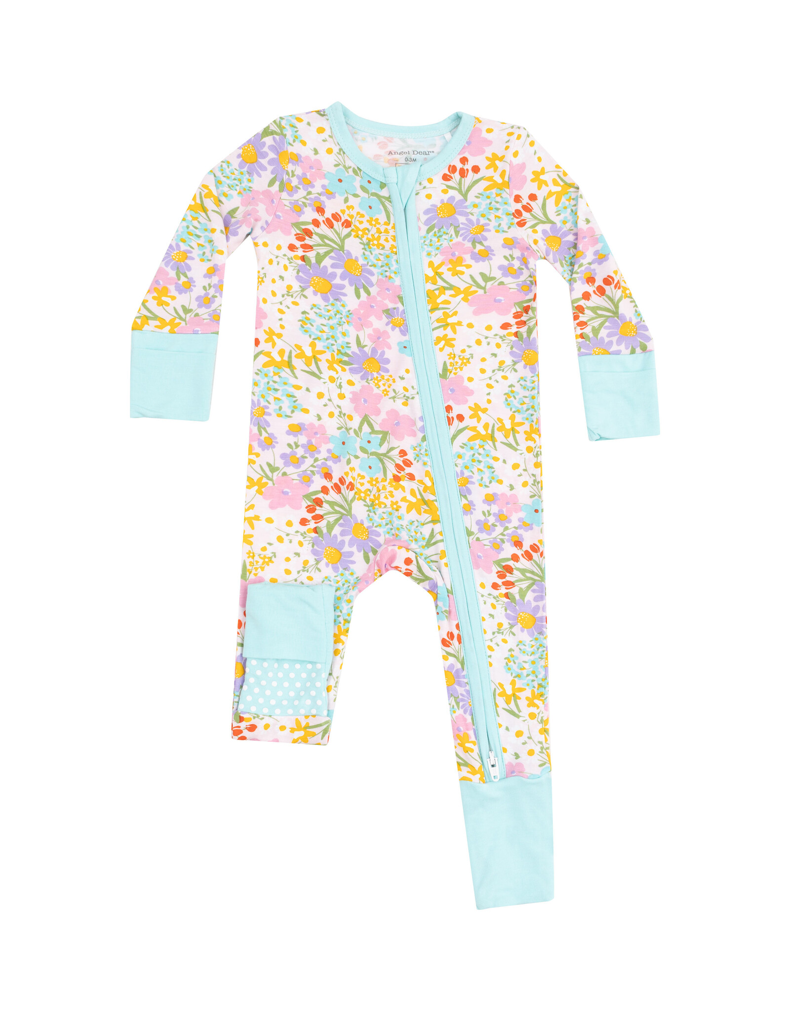 Angel Dear ADS25 2 Way Zipper Romper Amelia Floral