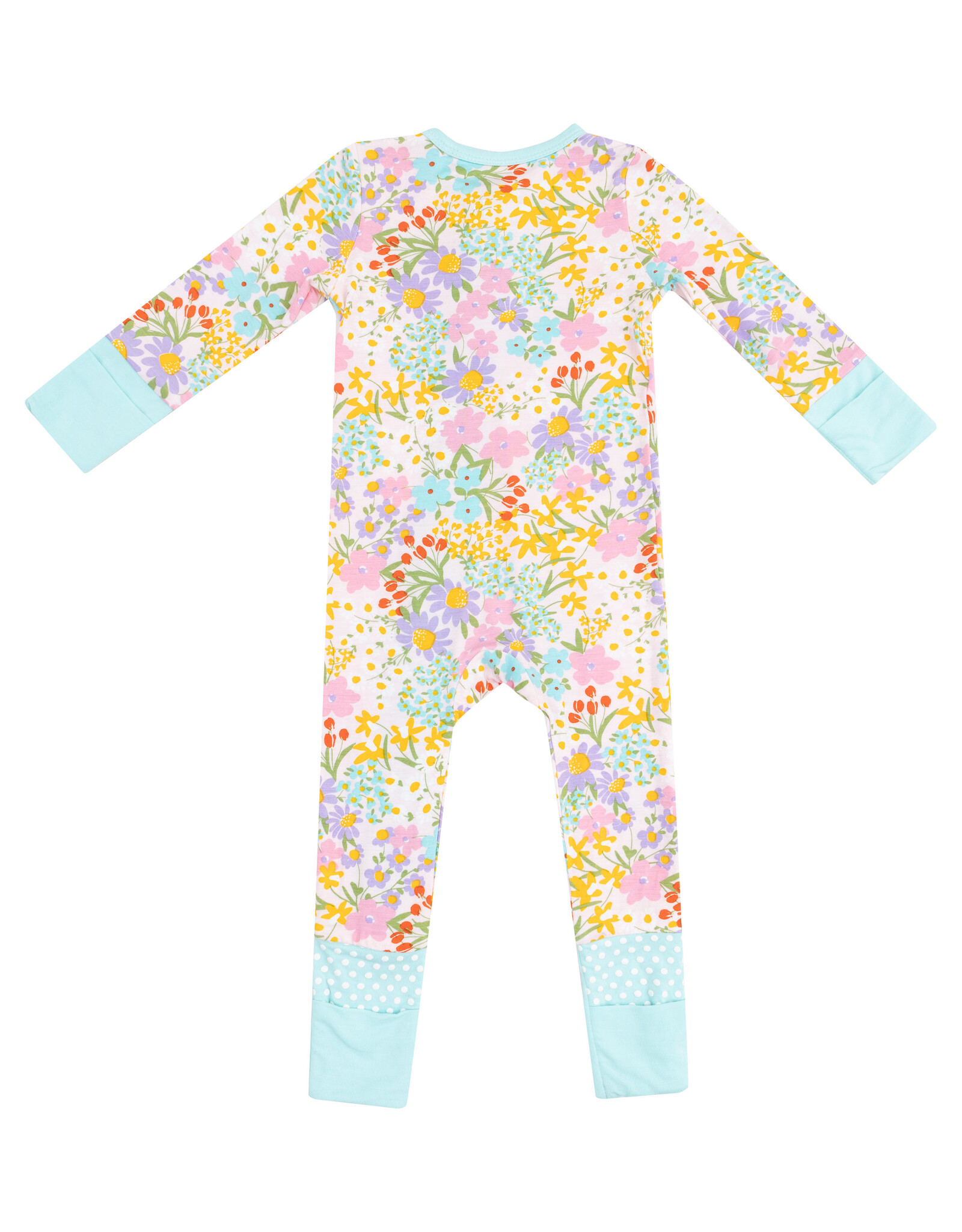 Angel Dear ADS25 2 Way Zipper Romper Amelia Floral