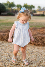 James and Lottie JL25 Put A Bow On It Blue Knit Rosie Bubble