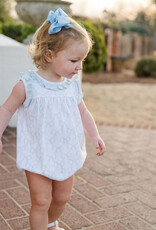 James and Lottie JL25 Put A Bow On It Blue Knit Rosie Bubble