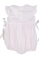 Lulu Bebe LB Rosie Smocked Bubble Pink