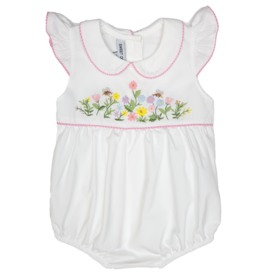 Sweet Dreams White Garden Embroidery Bubble