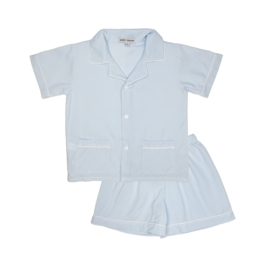 Sweet Dreams Blue Solid Short PJ