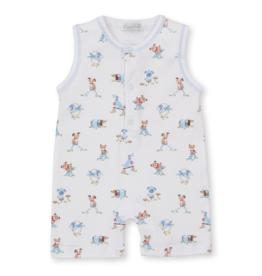 Kissy Kissy Playground Pups Sleeveless Playsuit