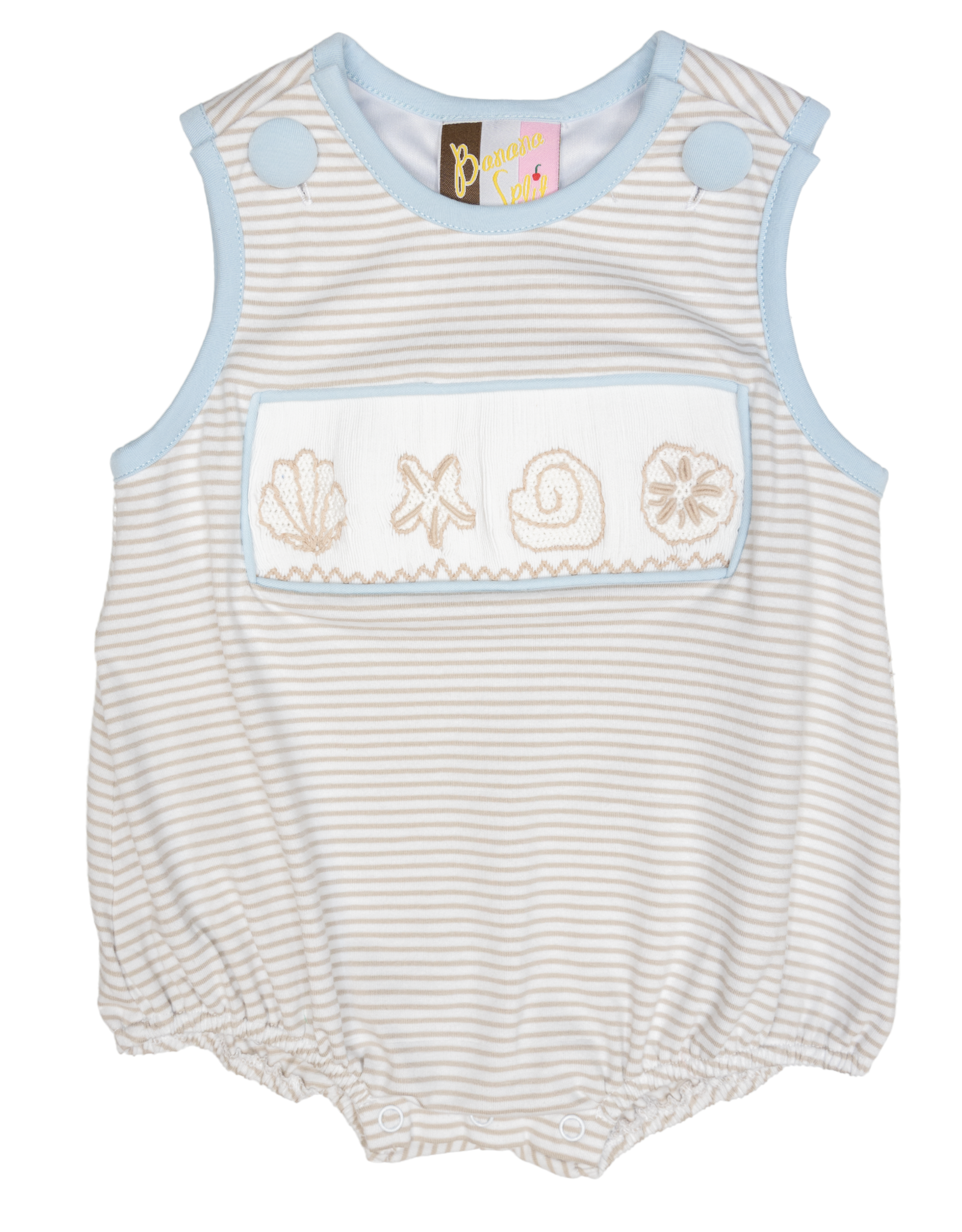 Banana Split 232 Seashell Smocked Bubble