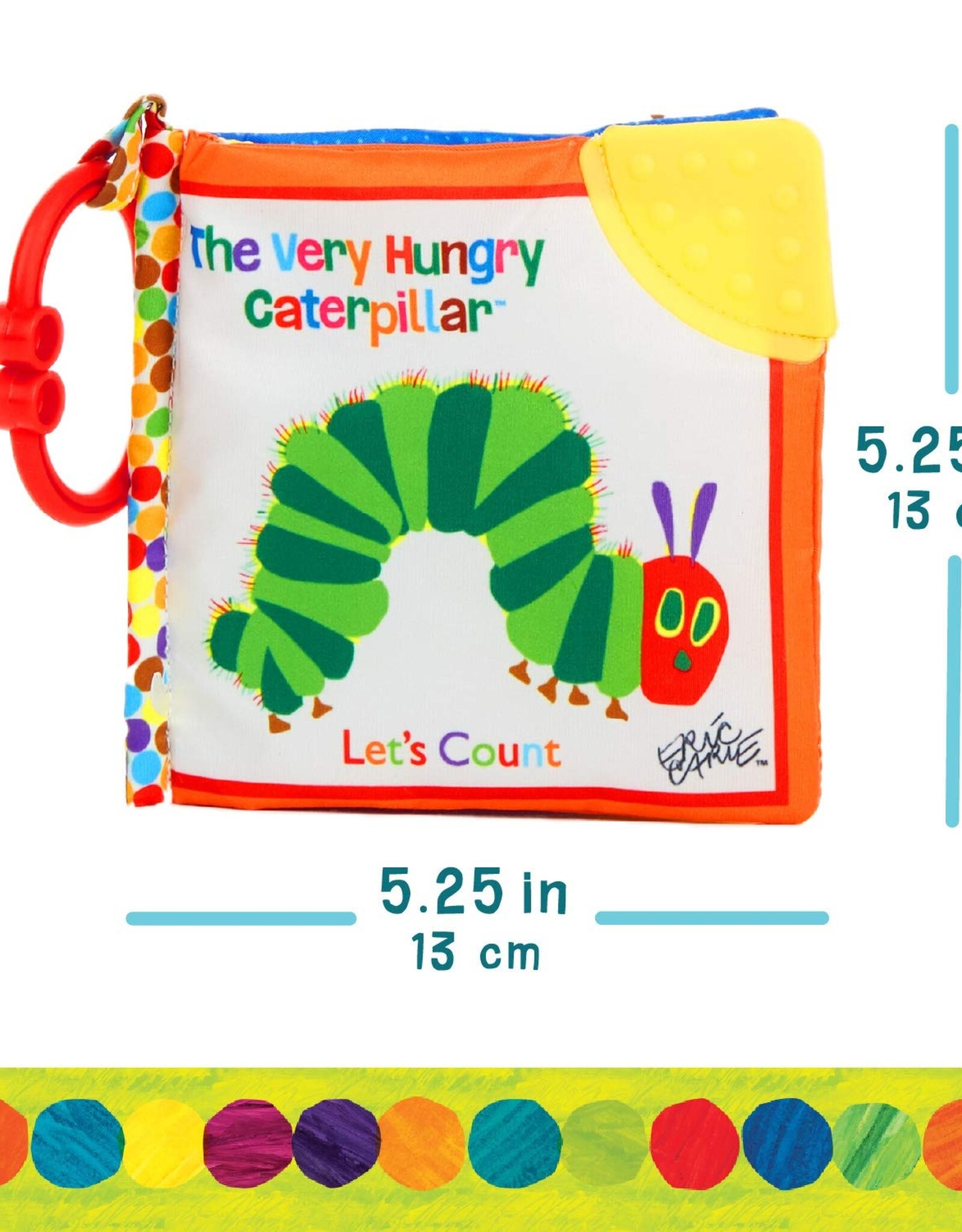 Kids Preferred 55150 EC Very hungry Caterpillar Soft Book Let's Count