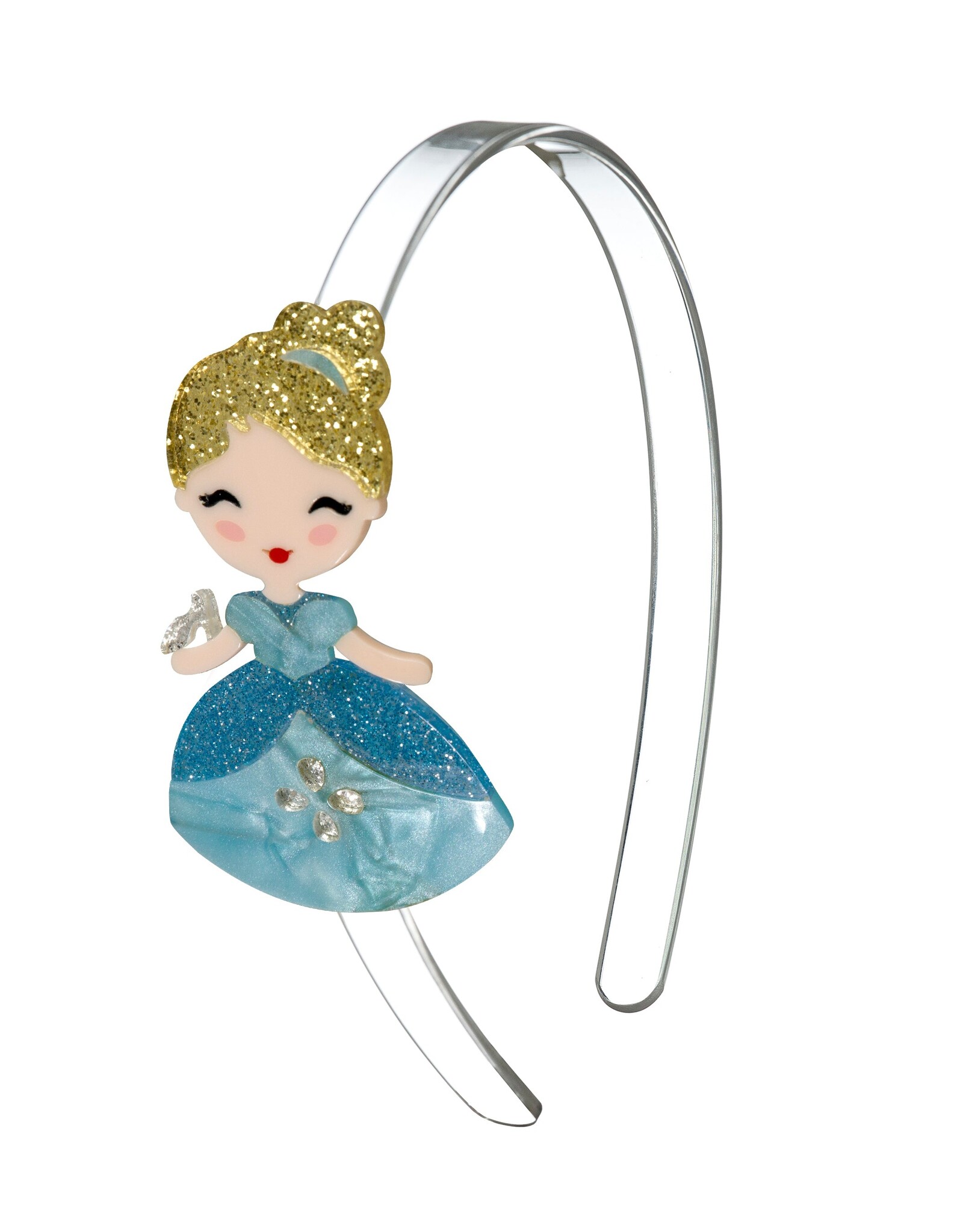 Lilies & Roses LR Headband Cute Doll Blue Dress H078-6