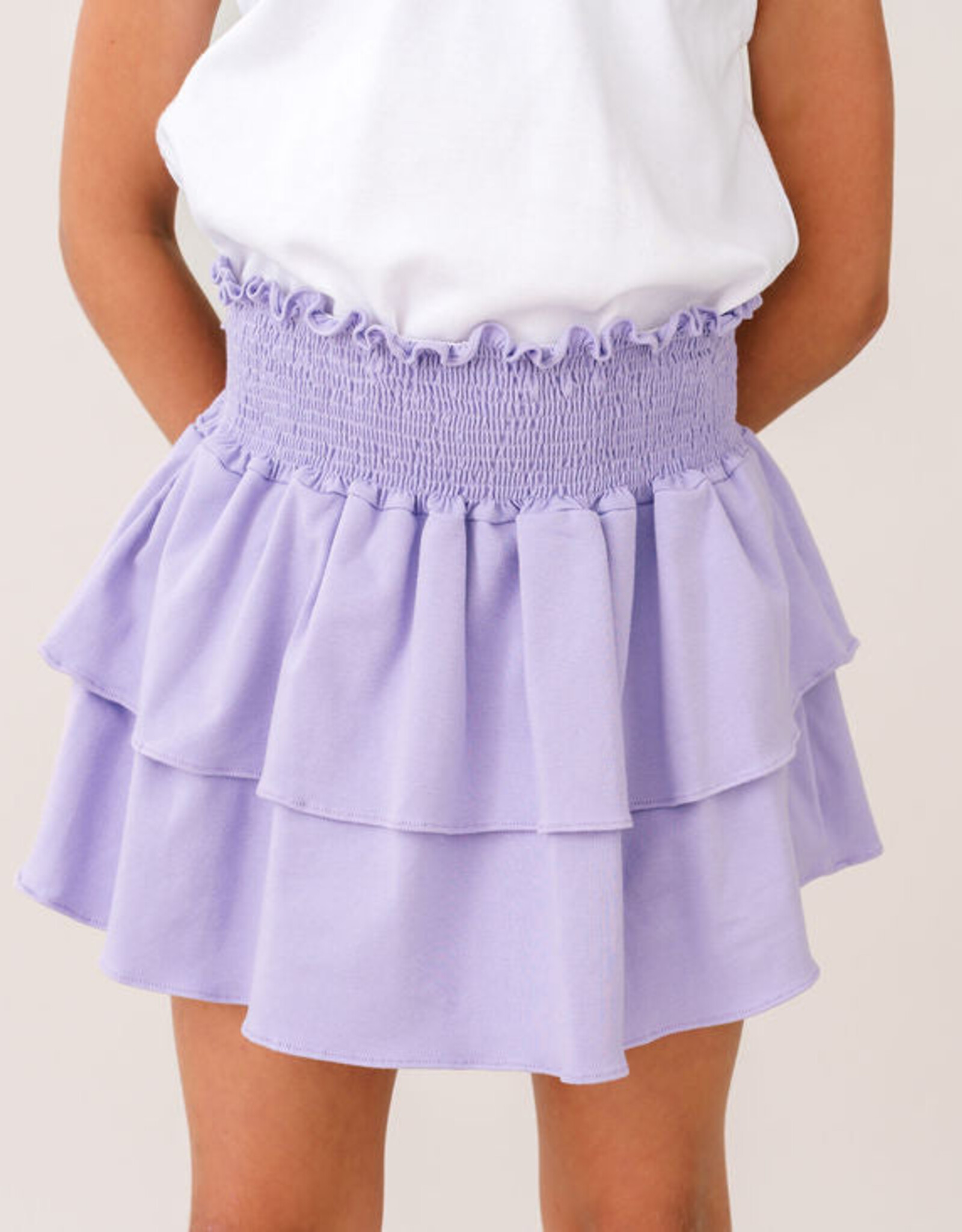 Set Proper Tatum Tiered Skirt Sugarplum Purple
