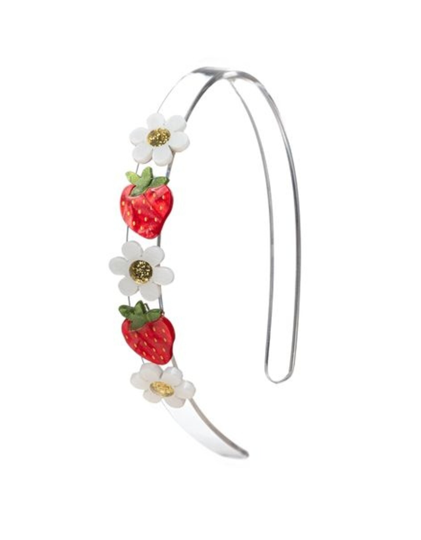 Lilies & Roses LR Headband  Strawberries Daisies H1516-015