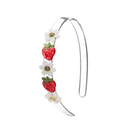 Lilies & Roses Headband  Strawberries Daisies