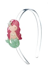 Lilies & Roses LR Headband  Mermaid Lt Green Pearl H171-8L