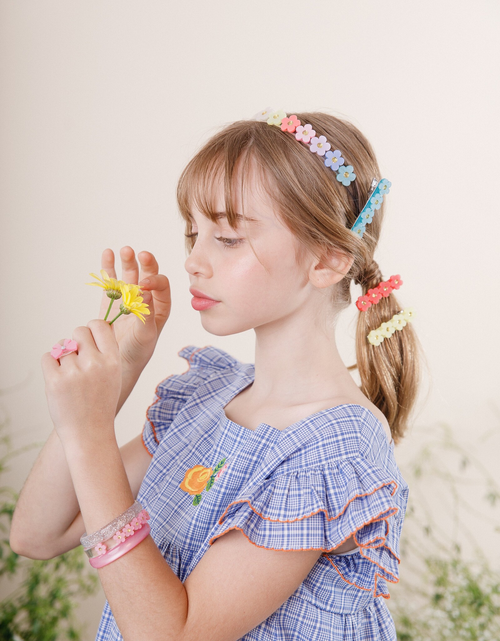 Lilies & Roses LR Headband Spring Flowers H011B-23B