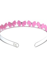 Lilies & Roses LR Headband Mini Pink Bows H037AM-3O