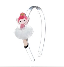 Lilies & Roses Headband Ballerina White Tutu
