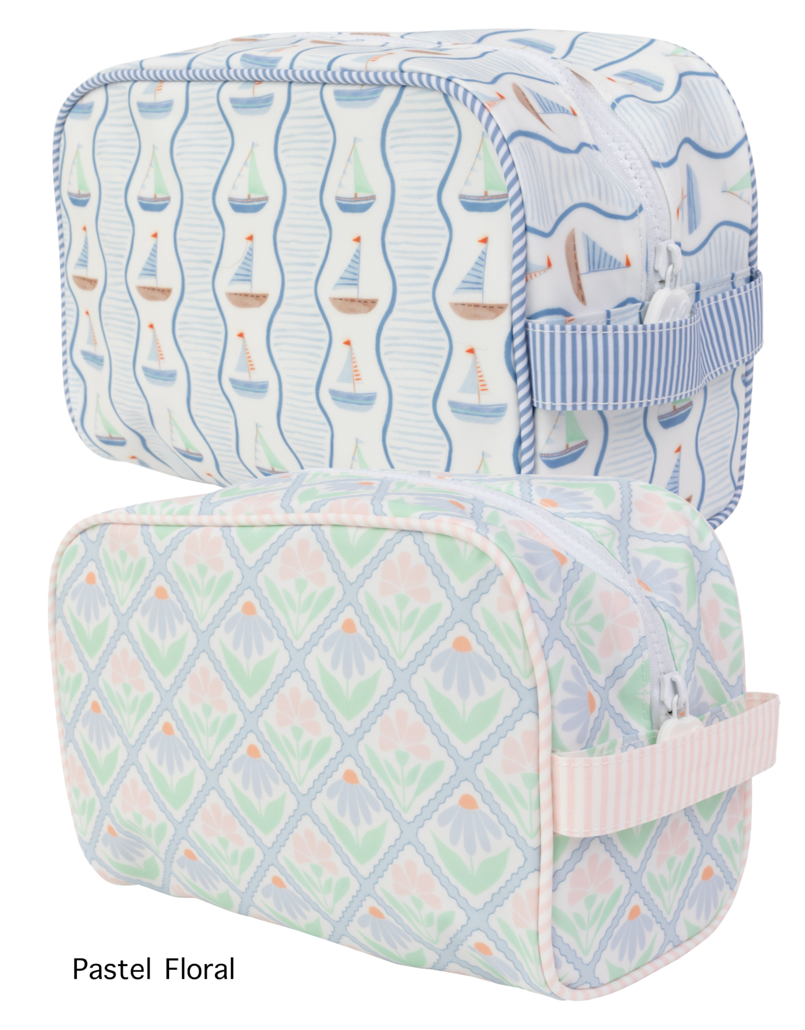Apple of My Isla Laminated Dopp Kit