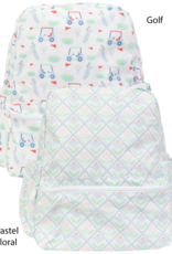 Apple of My Isla Large Laminated Backpack