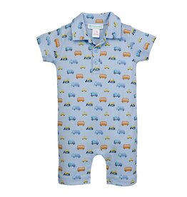 Feather Baby Collared Romper Little Links