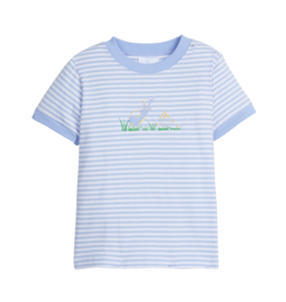 Little English Applique T-shirt Golf Tee