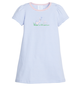 Little English Applique Golf T-shirt Dress