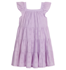 Little English Wilder Dress Lavender Eyelet