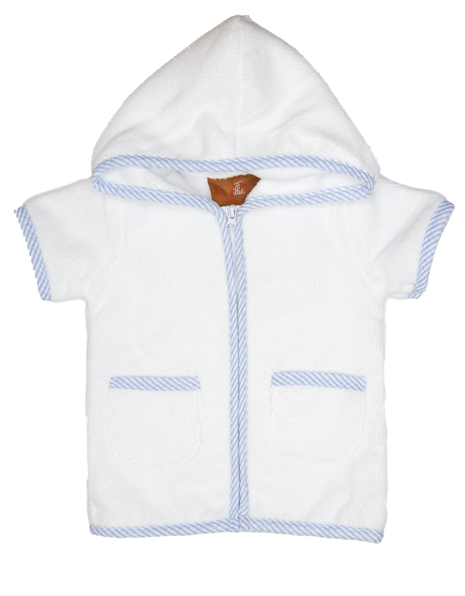 Millie Jay 639 Terry Swimsuit Coverup Blue