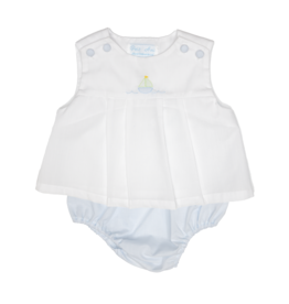 Petit Ami Sailboat Blue Diaper Set