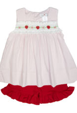 Petit Ami 2-3-4289 Smocked Strawberry Set