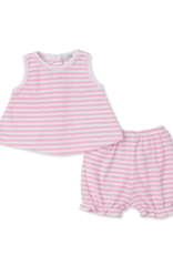 Kissy Kissy Cabana Stripes Terry Sunsuit Set Pink