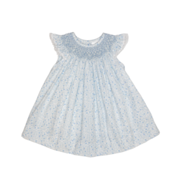 Baby Blessings Blue Flower Aurora Dress
