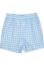 Charming Little One GQ1694Blue Plaid Isaac Short Set
